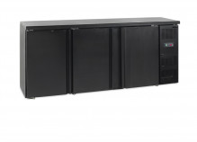 TEFCOLD CBC 310 Minibar, plné křídlové dveře, černá 